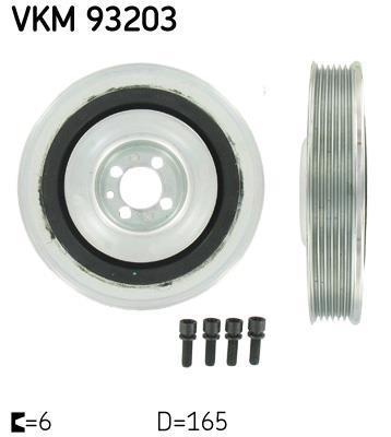 Poulie damper (Poulie de vilebrequin) SKF ref. VKM 93203